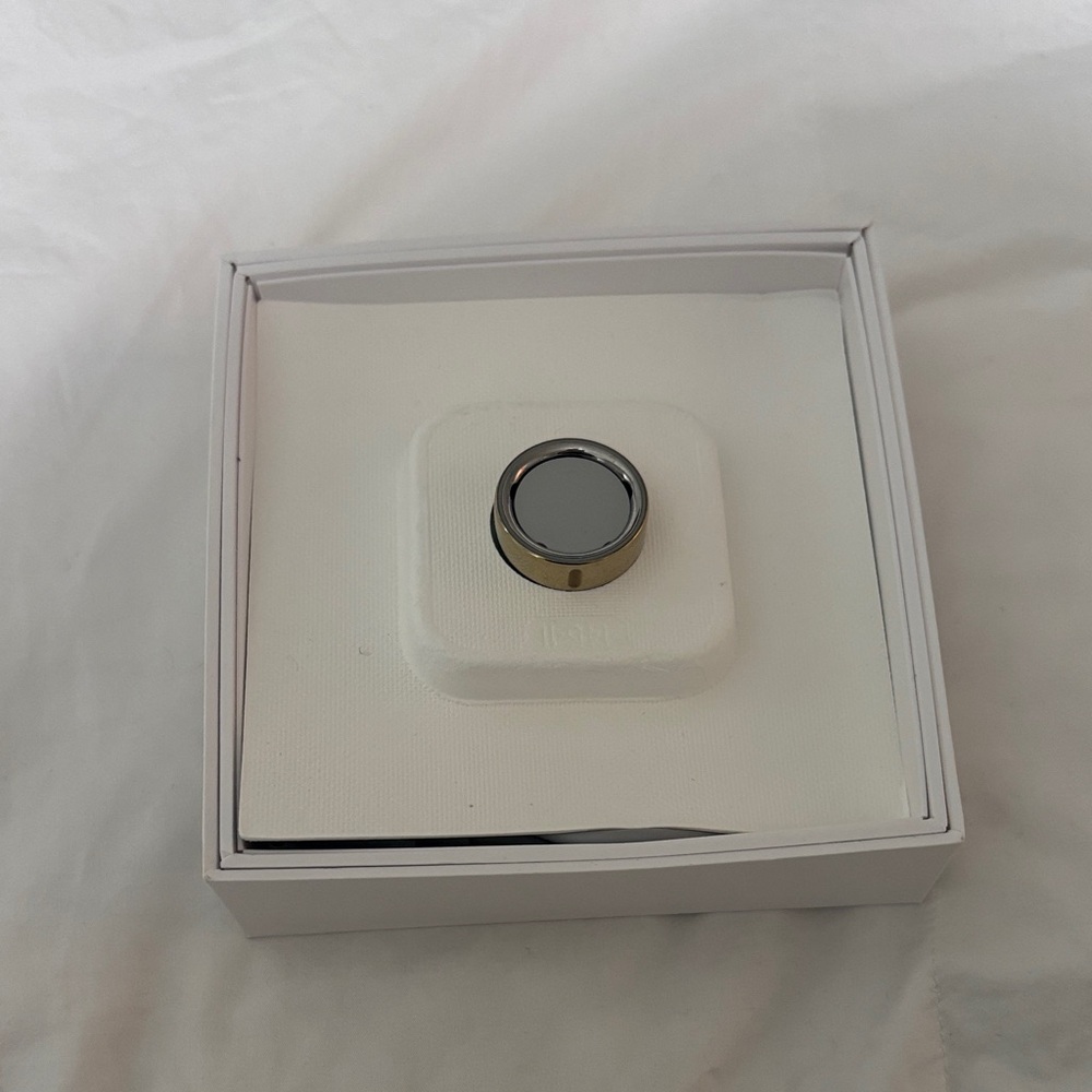 Oura Silver and Gold Ring